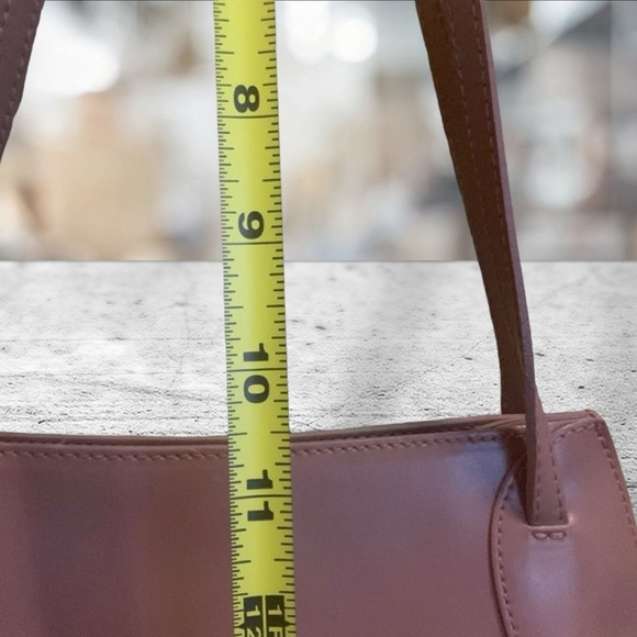 Furla Shoulder Bag Brown/Mauve Leather Made in Italy EUC - Picture 12 of 12